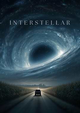 Interstellar Movie Poster Black Hole