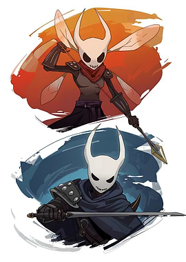 Hollow Knight Characters Digital Art