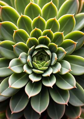 Succulent Plant Close-Up