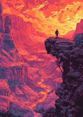 Canyon Vista at Sunset