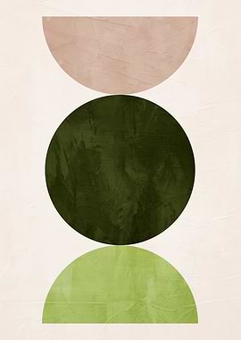 Abstract Geometric Shapes Art