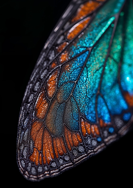 Butterfly Wing Close-Up