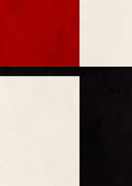 Abstract Color Block Composition