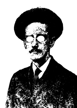 Black and White Portrait of a Man