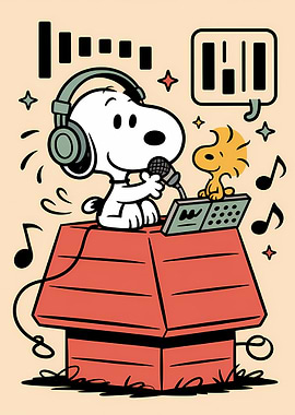 Snoopy and Woodstock Singing Duet