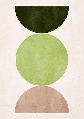 Abstract Geometric Shapes Art