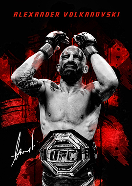 Alexander Volkanovski UFC Champion Portrait
