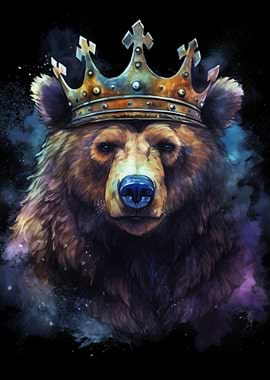 Bear King Portrait