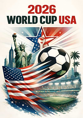 2026 World Cup USA Poster
