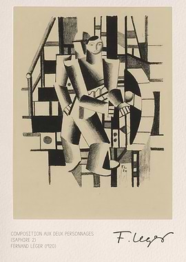Fernand Léger Composition aux Deux Personnages