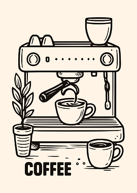 Vintage Espresso Machine