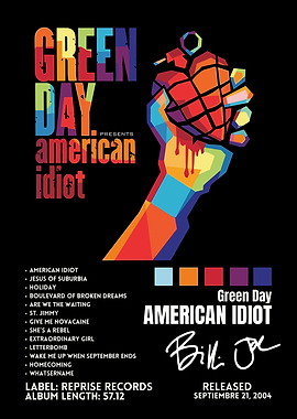 Green Day - American Idiot Album Cover
