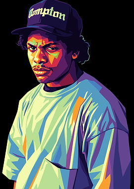 Eazy-E Portrait Pop Art