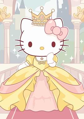 Hello Kitty as a princess