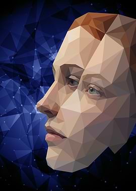 Double Portrait Lowpoly (Surrealism)