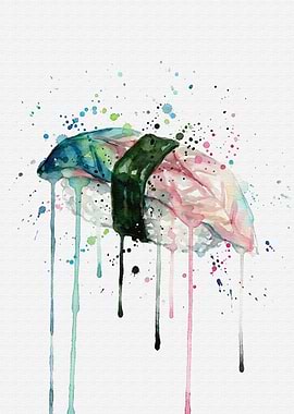 Watercolor Sabazushi Sushi Art