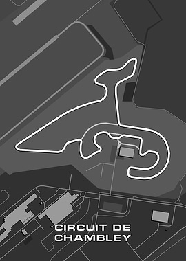 Circuit de Chambley Race Track Map