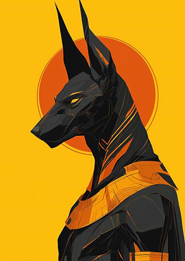 Stylized Anubis Portrait