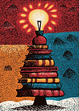 Christmas Tree of Books