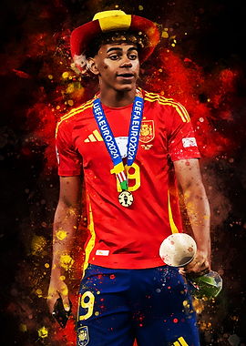 Yamal Spain Euro 2024 Celebration