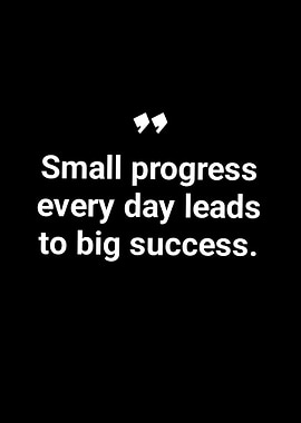 Small Progress, Big Success