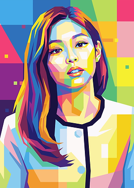 Jennie Kim Portrait Wpap