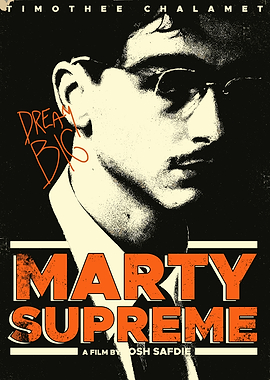 Marty Supreme Movie Poster Timothée Chalamet