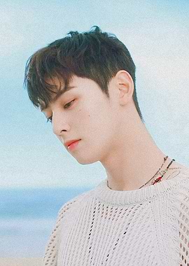 Portrait of a young man by the sea