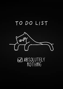 Funny Cat Doing Nothing