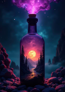Magic Bottle Landscape