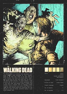 The Walking Dead Comic Art