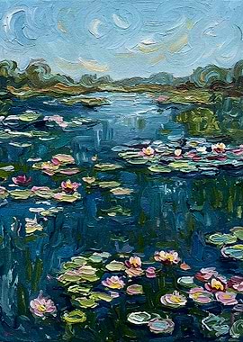 Water Lilies Painting