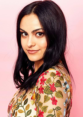Camila Mendes Portrait with Floral Dress