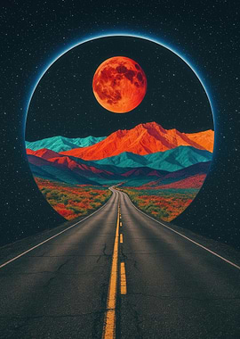 Sureal Road to the Red Moon