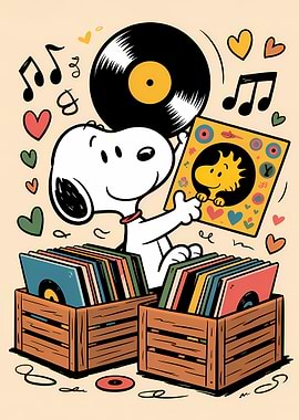 Snoopy and Woodstock Vinyl Collection