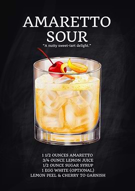 Amaretto Sour Cocktail Recipe