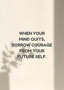 Inspirational Quote on Textured Background