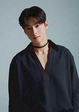 Portrait of a young man in black