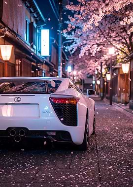 Lexus LFA Cherry Blossoms