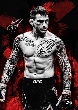 Dustin Poirier MMA Fighter Portrait