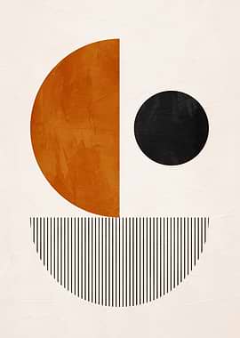 Abstract Geometric Shapes Art