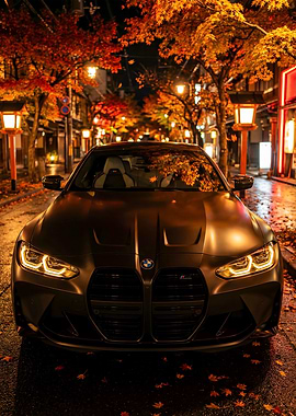 BMW M4 Competition Night Autumn