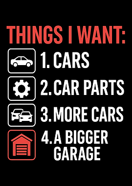 Things I Want: Cars and Garage