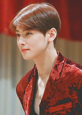 Portrait of a man in red