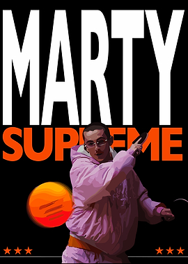 Marty Supreme Table Tennis Art