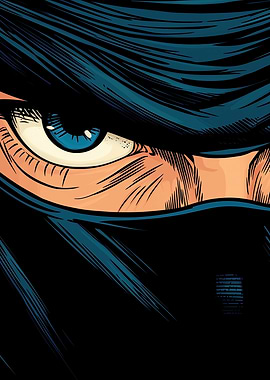 Ninja Eye Close-Up