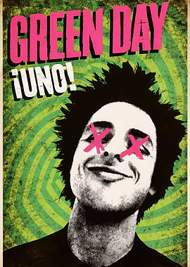 Green Day ¡UNO! Album Cover Art Billie Joe Armstrong