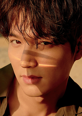 Portrait of a man with shadows