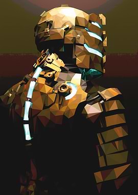 Dead Space Isaac Clarke Low Poly Art