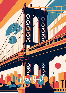 New York City Bridge Art